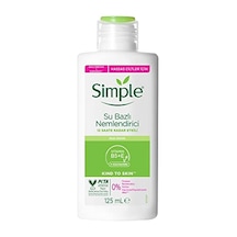 Simple Kind To Skin Su Bazlı Nemlendirici 12 Saate Kadar Etklili Hassas Ciltler İçin 125 Ml