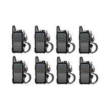 8li Pmr 446 Türkçe Konuşan El Telsizi Yeni Tasarım Type-c Şarjlı Mars Kulaklık  Set