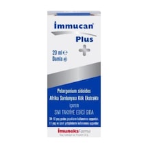 Imuneks Immucan Plus Afrika Sardunyası Sıvı Takviye Edici Gıda 20ml