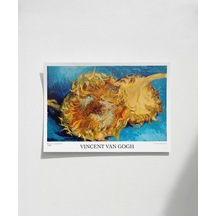 Çerçevesiz Poster Van Gogh Ayçiçekleri 1