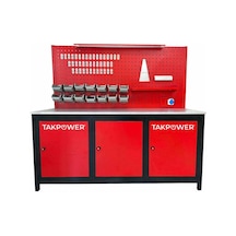 Takpower Ttr4413 2 Metre Takım Tezgahı 3 Dolaplı