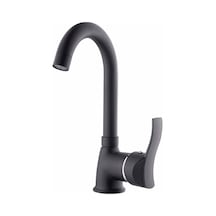 Ay Mix Kuğu Lavabo Bataryası Siyah