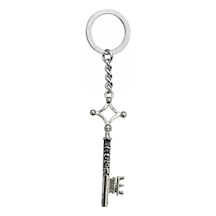 Attack On Titan Shingeki No Kyojin Metal Anahtarlık Gümüş Renk Unisex Anime Fan Aksesuarı
