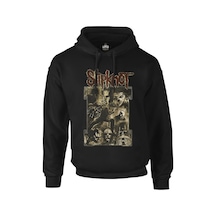 Slipknot Siyah Erkek Fermuarsız Kapşonlu