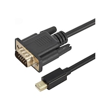 Wozlo 1.8m Mini Displayport To Vga Kablo - Active Mini Dp To Vga Çevirici 1080p 60hz Apple Uyumlu MacBook Pro Air