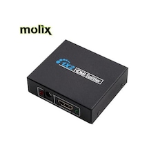 Molix 2 Port Hdmı Çoğaltıcı Splitter Hdmı 1.4V Çoklayıcı Dağıtıcı