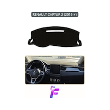 Renault Captur 2 2019+ Uyumlu Torpido Örtüsü Yansıma Önleyici Koruma Hızlı Montaj J50