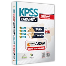 Kpss Ön Lisans-ortaöğretim Tarih Ve Coğrafyanın Kara Kutusu Ösym