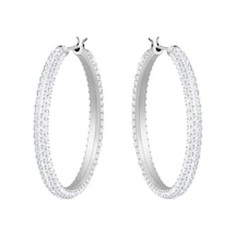 Swarovski 5389432 Stone Hoop Iğneli Küpe Gümüş