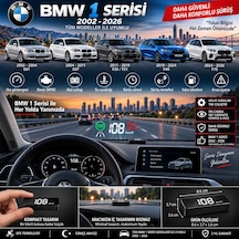 Bmw 1 Serisi 2002-2026 Modeller İçin Head Up Display Hayalet Gösterge Ekranı Ön Cam Hız Göstergesi