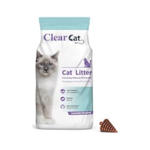 Clear Cat Lavanta Kokulu İnce Taneli Topaklaşan Kedi Kumu 2 x 10 L