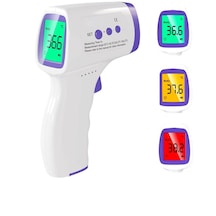 Temassız Dijital Ateş Ölçer 16 Hafızalı & Renkli Lcd Ekranlı Kızılötesi Termometre