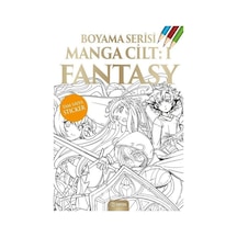 Manga Boyama Cilt 1 - Fantasy- Teras Kitap