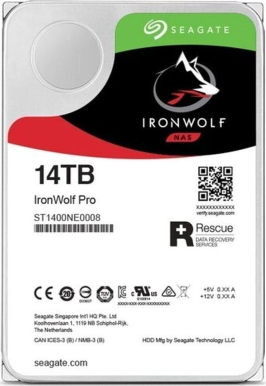 Ironwolf St14000ne0008 14tb 3.5\" 7200 Rpm 256mb Sata-3 Nas Diski-115154