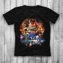 Startmore Adrift Sonic The Hedgehog Siyah Unisex Tişört Siyah