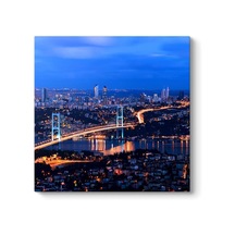 İstanbul Gece Köprü Tablosu 30 X 30
