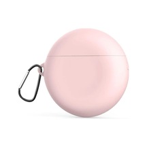 Huawei Freebuds 4 İle Uyumlu Kılıf, Çengelli Smooth Matte Tpu, Pembe