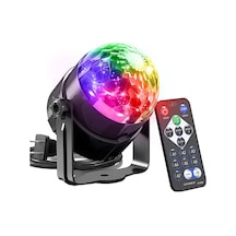 Rgb Uzaktan Kumandalı Mini Led Sihirli Top Lamba Sahne Efekti Işığı Disco Ktv Kulübü Bar Ev Partisi İçin