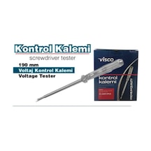 Visco Kontrol Kalemi 190mm Düz Çelik Uçlu