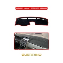 Renault Laguna 1 2000-2007 Aırbaglıtorpido Koruma Halısı Kırmızı Kenar