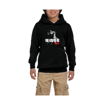The Last Of Us 2 Ellie Joel Siyah Çocuk Kapşonlu Sweatshirt Siyah
