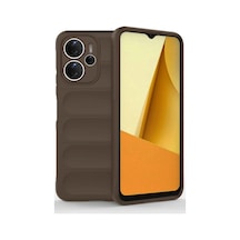 Redmi Note 14 4g Kılıf Optimum Silikon - Kahverengi Bz8683140857523