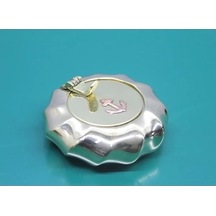 Pirinç Çapalı Kapaklı Küllük 7 Cm