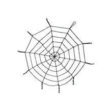 Halloween Cadılar Bayramı Örümcek Ağ Dekor Siyah 1.5 Metre Diğer