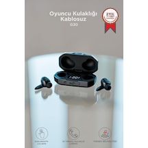 Delux Serisi Bluetooth Cihaz Kablosuz Model Hobici Ürünü Oyuncu Kulaklığı G30 Siyah