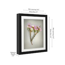 11x14 Gölge Kutusu Çerçeve Siyah 9x12 Mat Ve Yumuşak Arka - Duvar Veya Masa Üstü Ekran İçin Tasarlanmış Ahşap Ve Kırılmaya Dayanıklı Camlı Büyük Gölge Kutusu Çerçevesi 6998