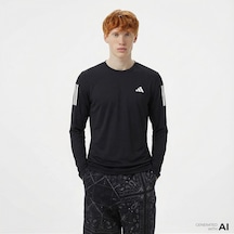 Adidas Own The Run Erkek Siyah Koşu T-shirt In1486