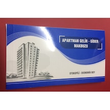 Apartman Gelir Gider Makbuzu Otokopili Ekonomik Boy