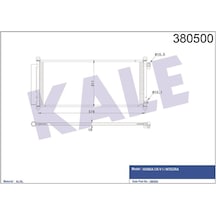 Kale Klıma Radyatoru Honda Crv 1996-2001 Klr-380500