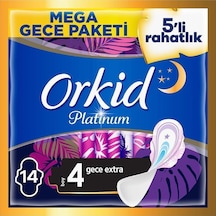 Platinum Gece Extra Hijyenik Ped 14 Adet Mega Gece Paketi