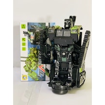Oyuncak Robota Dönüşen Tank Sesli Işıklı Pilli Hareketli Oyuncak