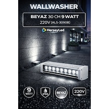 Alles Wallwasher Beyaz 30 Cm 9 Watt 220v Beyaz