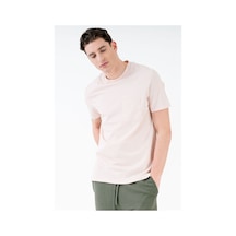 Jahr Marc Bisiklet Yaka Pudra Erkek T-Shirt