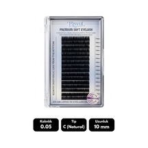 Misyul 0.05c Natural Kıvrım 10 Mm Soft Eyelash Doğal İpek Kirpik 16'lı