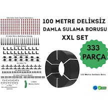 Lovemygarden 100 Metre Deliksiz Damla Sulama Borusu Ve Xxl Sulama Seti - Ø16 Mm