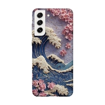 Samsung Galaxy S22 Plus Uyumlu Baskılı Şeffaf Telefon Kılıfı Koleksiyon: Pastelbloom Soft Series 6