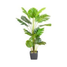 Yapay Ağaç Monstera-deve Tabanı Gerçek Dokulu 16 Yaprak Yeşil 160 Cm. Çok Renkli