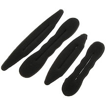 Suntek 4 Parça Sünger Saç Şekillendirici Köpük Donut Bun Siyah Suntek 4 Parça Sünger Saç Şekillendirici Köpük Donut Bun Siyah