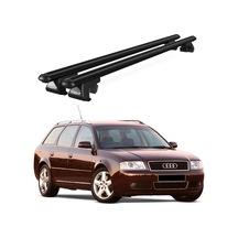 Venüs Audi A6 Allroad 2000-2005 Uyumlu Siyah Ara Atkı Port Bagaj Tavan Barı