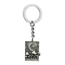 Gothic Vintage Ay, Yıldız Ve Mantar Figürlü Anahtarlık Zamak Metal Fantastik Unisex Aksesuar