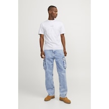 Jack & Jones Jack&jones Joraruba Landscape Tee Ss Crew Neck12255525 Beyaz 001