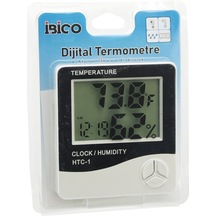 Dijital Saat - Sıcaklık - Nem Ölçer Pilli 4915