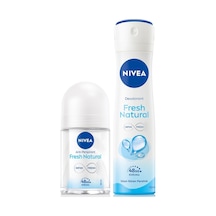 Nıvea Fresh Natural Deodorant 150 Ml + Roll On 25 Ml Hediye 3 Adet
