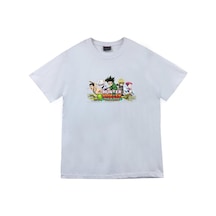 Hunter Anime Baskılı Unisex %100 Pamuk Beyaz T-shirt Beyaz