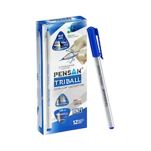 Pensan Triball Tükenmez Kalem 12'li Mavi