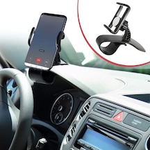 Araç İçi Konsola Takılan Döner Başlıklı Telefon Kıskacı Telefon Tutucu 2 Mixed